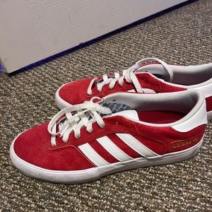 Adidas red shoes